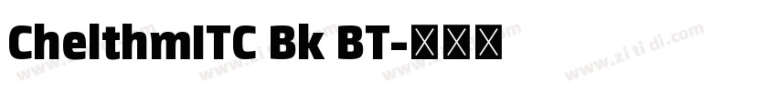 ChelthmITC Bk BT字体转换